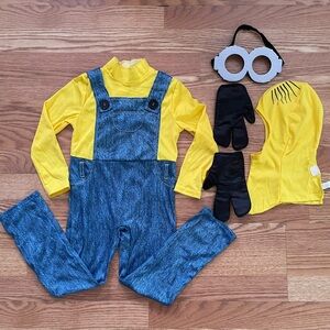 Kids Minion-Inspired Costume Set - Yellow and Blue
